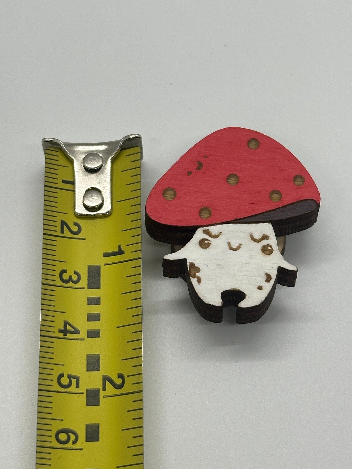 Friendly Mushroom Creature Needle Minder - Embroidery | Cross Stitch | Needlepoint | Sewing Obscurious Creations