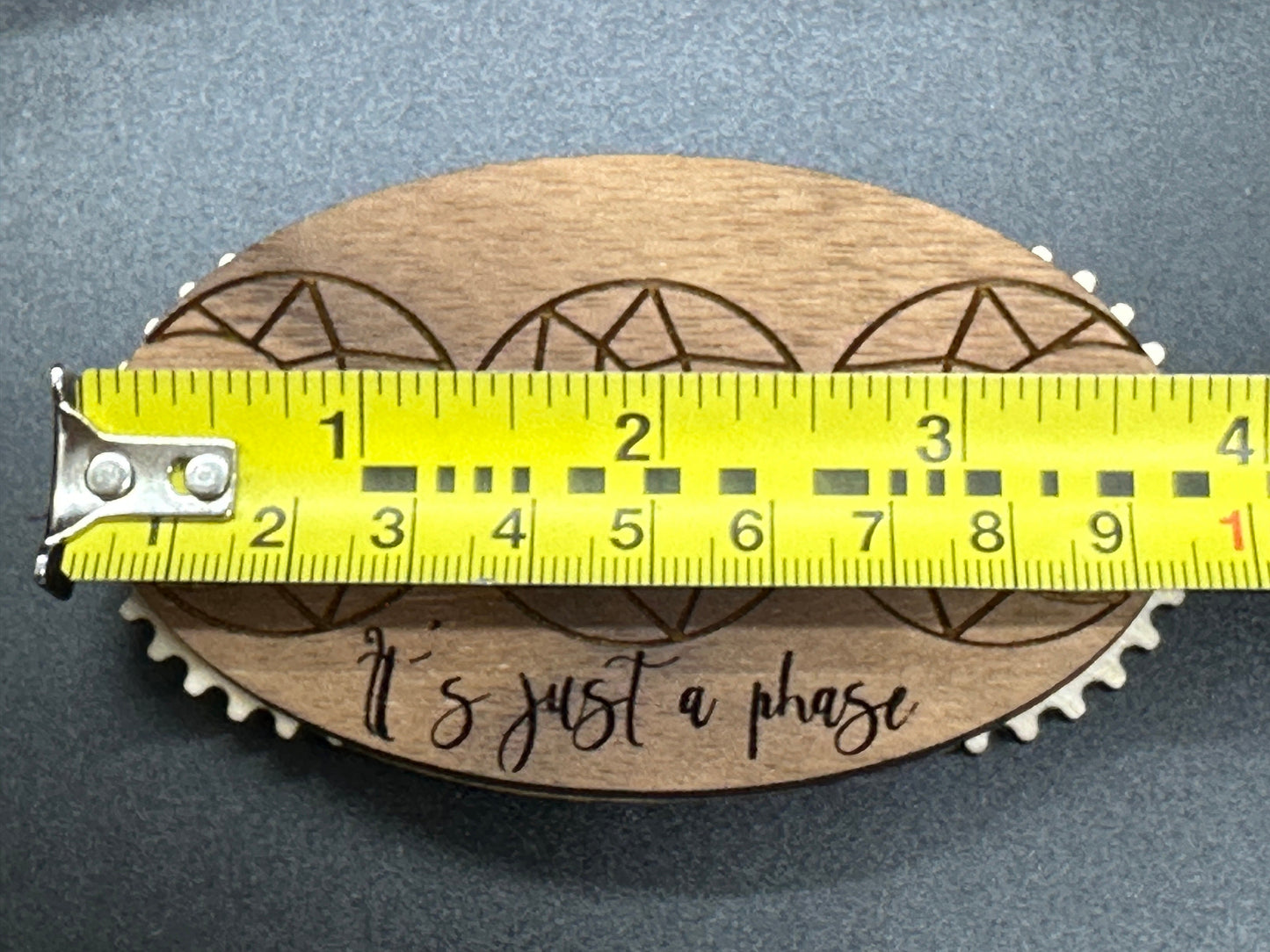 It’s just a phase - handcrafted wooden row counter for knitting and crochet