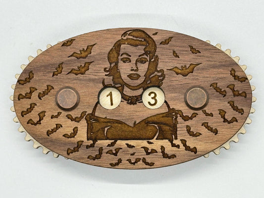 It drives me batty! Row counter for knitting and crochet Obscurious Creations