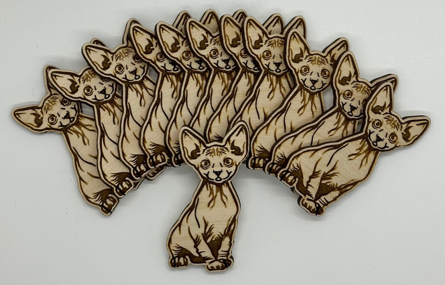 Sphinx Cat Floss Bobbin - Thread Organizer - Embroidery | Cross Stitch | Needlepoint | Crewel | Sewing Bobbin - Obscurious Creations