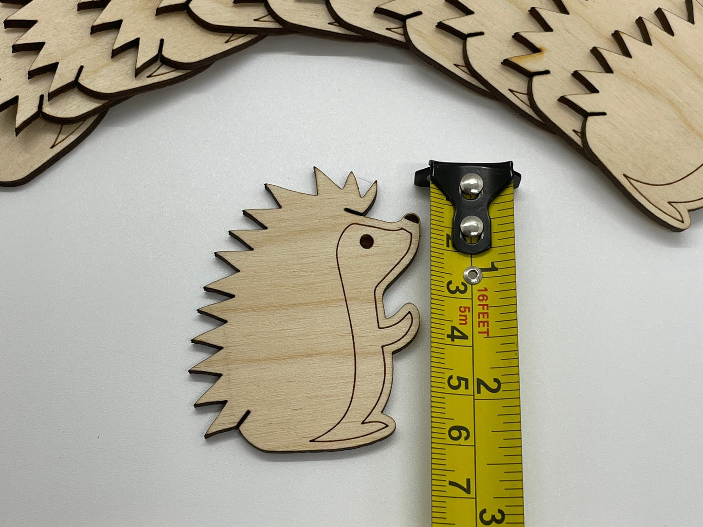 Wooden Hedgehog Floss Bobbin - Thread Organizer - Embroidery | Cross Stitch | Needlepoint | Crewel Obscurious Creations