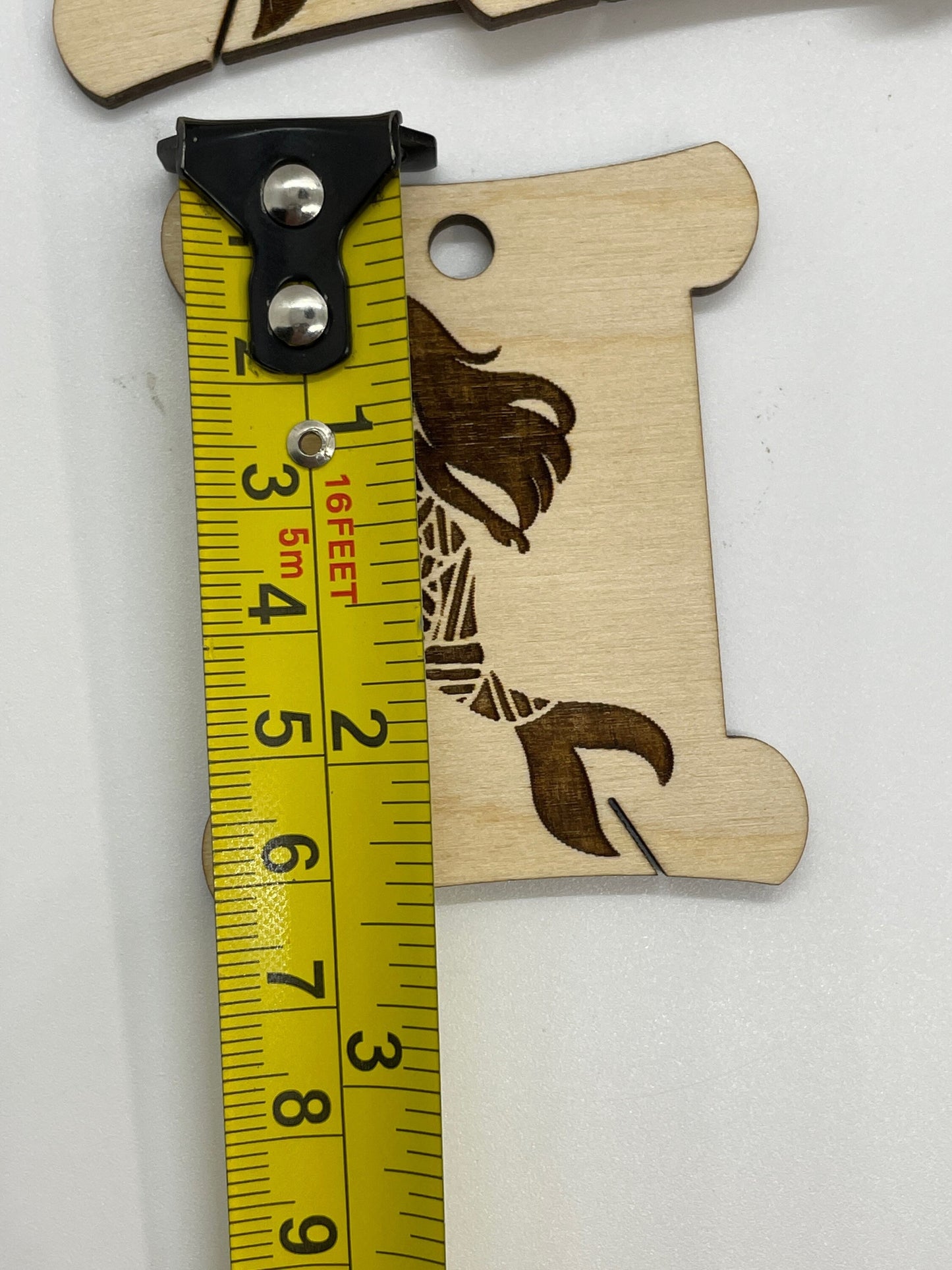 Wooden Mermaid Floss Bobbin - Thread Organizer - Embroidery | Cross Stitch | Needlepoint | Crewel