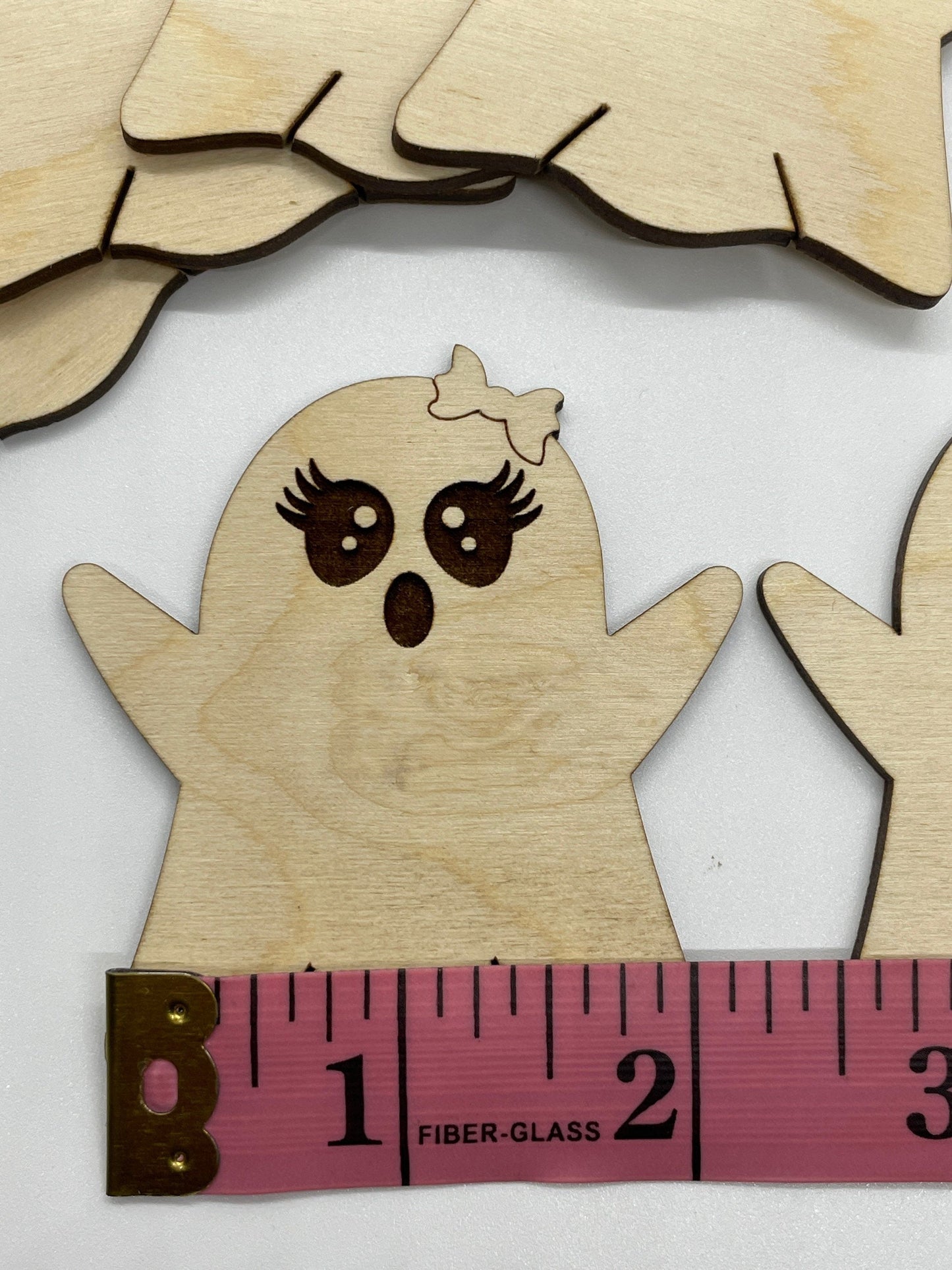 Wooden Ghost Floss Bobbin - Thread Organizer - Embroidery | Cross Stitch | Needlepoint | Crewel Obscurious Creations