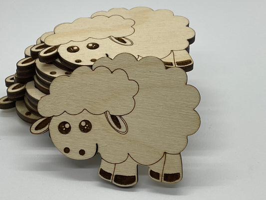 Wooden Sheep - Floss Bobbin - Thread Organizer - Embroidery | Cross Stitch | Needlepoint | Crewel Obscurious Creations