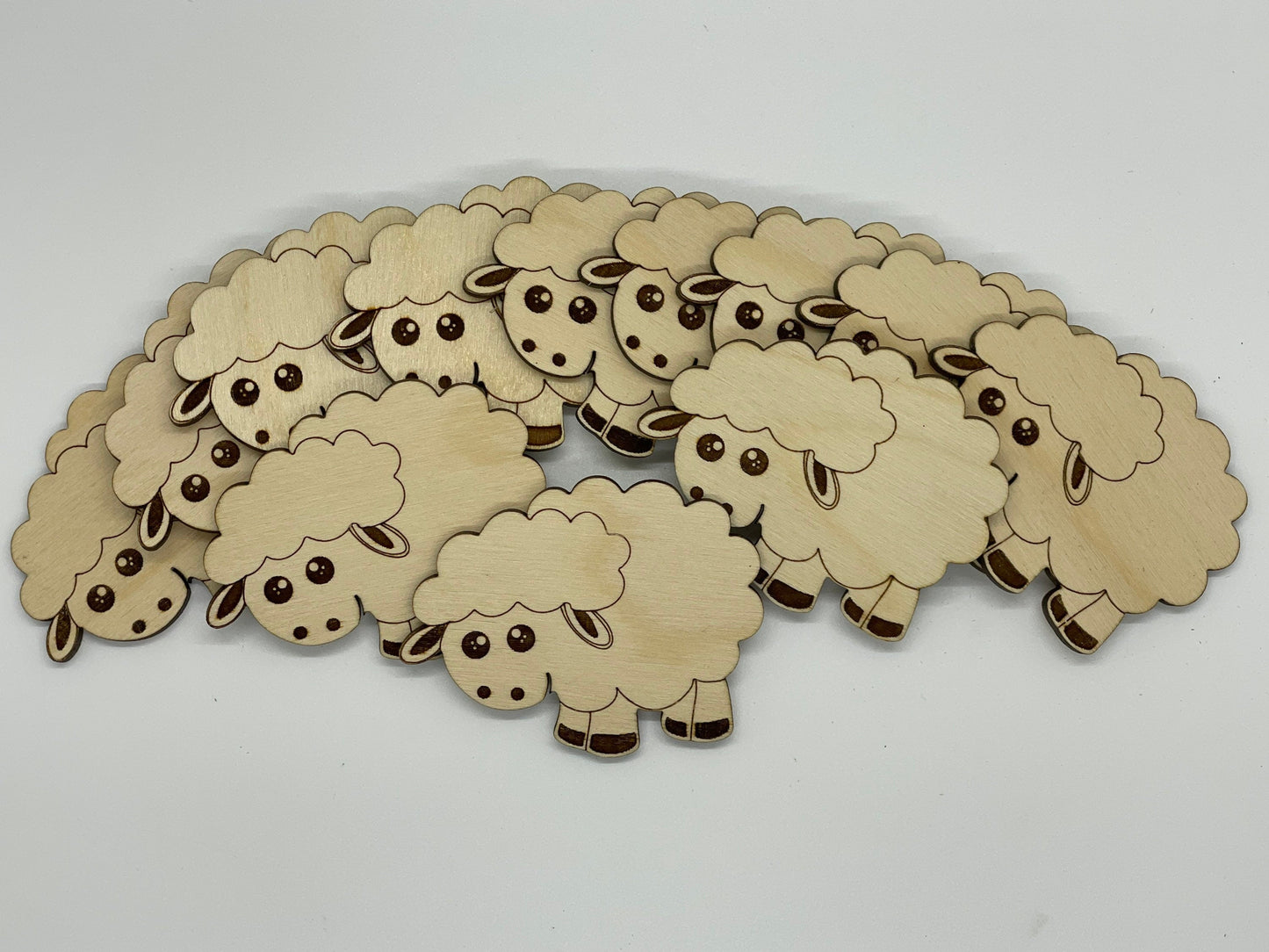 Wooden Sheep - Floss Bobbin - Thread Organizer - Embroidery | Cross Stitch | Needlepoint | Crewel Obscurious Creations