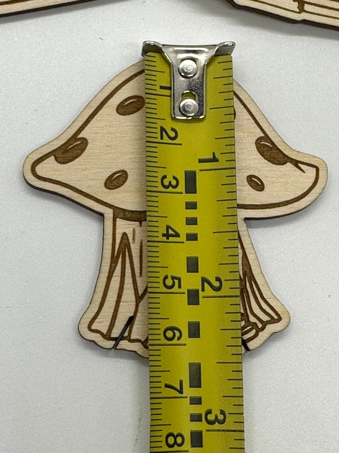 Wooden Mushroom House Floss Bobbin - Thread Organizer - Embroidery | Cross Stitch | Needlepoint | Crewel Obscurious Creations