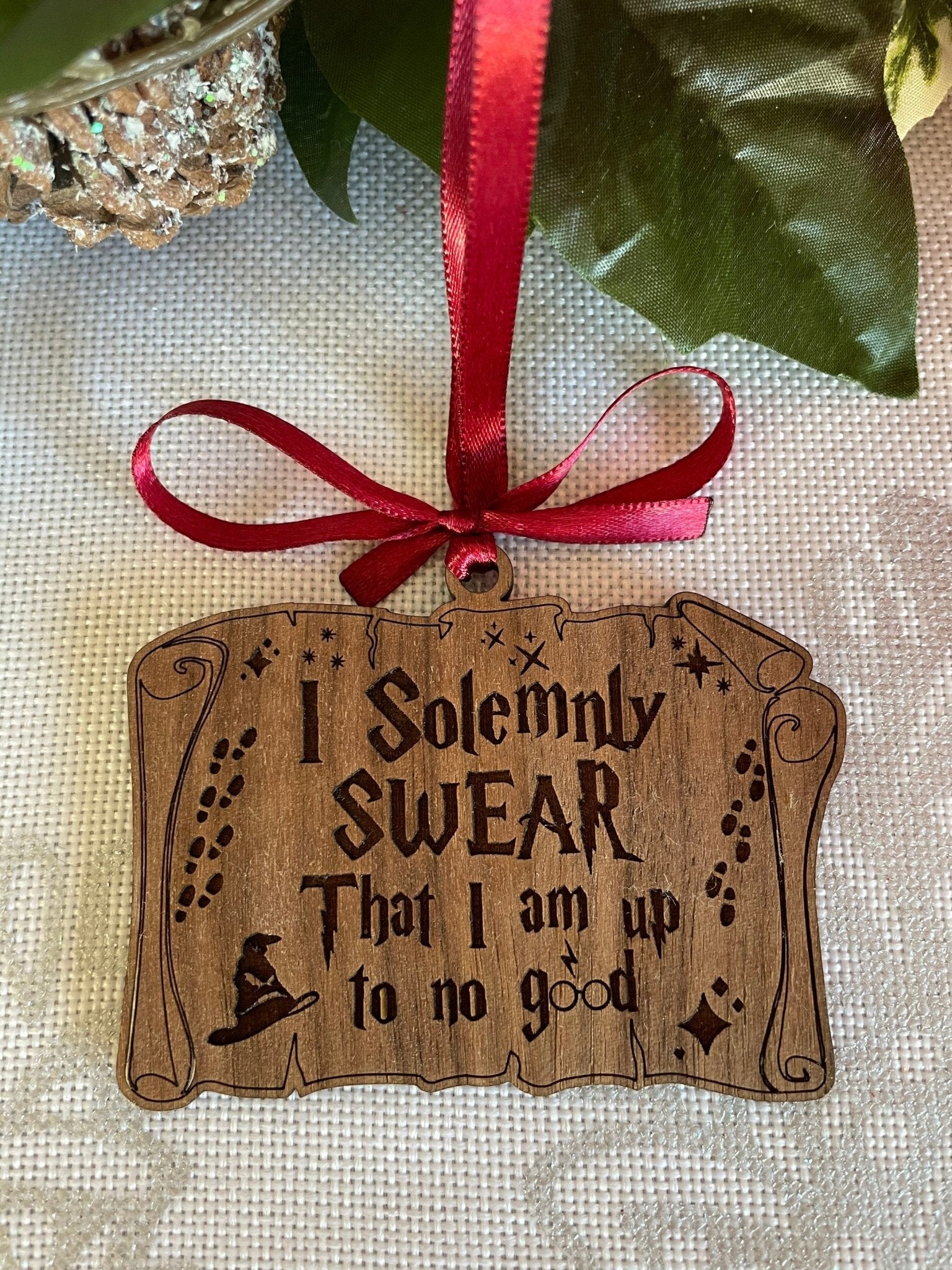 Ornament - I solemnly swear that I am up to no good - Obscurious Creations