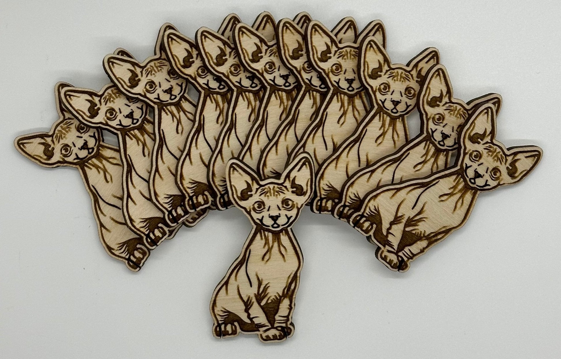 Sphinx Cat Floss Bobbin - Thread Organizer - Embroidery | Cross Stitch | Needlepoint | Crewel | Sewing Bobbin - Obscurious Creations