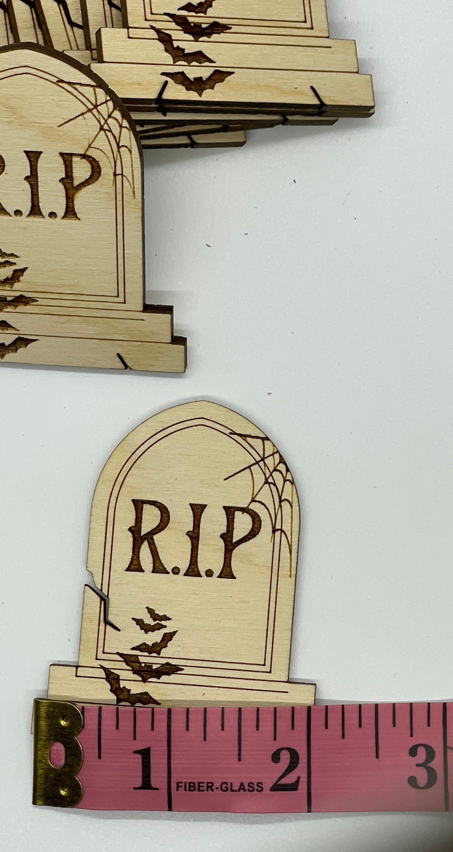 Wooden Gravestone Floss Bobbin - Thread Organizer - Embroidery | Cross Stitch | Needlepoint | Crewel